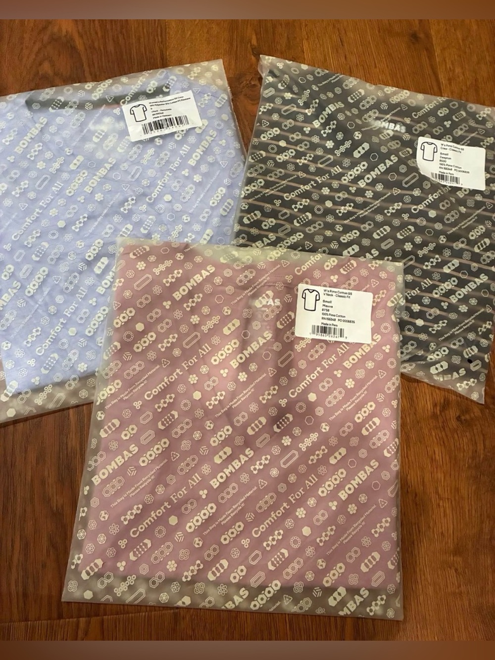 Bombas Women's Pima Cotton shirts bundle